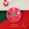 Portable Cartoon Christmas Mirror - Compact Cute Makeup Gift for Students