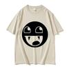 Epic Face Domo Kun European and American Fun and Funny Emoji Pattern Trendy Brand Short-sleeved T-shirt for Men and Women Tops