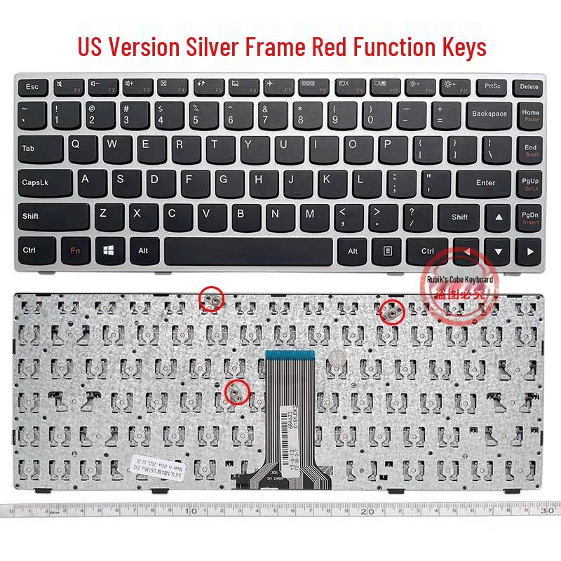 Compatible Keyboard for Lenovo Models: G40-70, G40-45, B41-35A/AT, M41, N40, Z40-75, Z41-80, B40-30