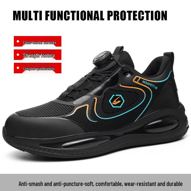 

Men s Steel Toe Water-Repellent Work Shoes | Anti-Smash, Anti-Puncture, Comfortable Labor Protection Footwear