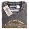 T-Shirt Stonewashed Mandala Dark Grey Large