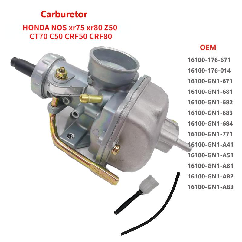Carburetor Carb For HONDA NOS XR75 XL75 XR80 Carburador Z50 CT70 Carburateur C50 CRF50 CRF80 16100-176-671 16100-GN1-671