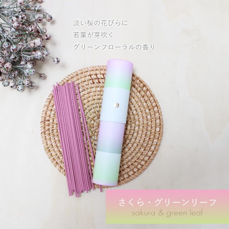 Nippon Kodo Scentscape Incense, 30 Sticks, Made In Japan (Ice Mint & White Tea)