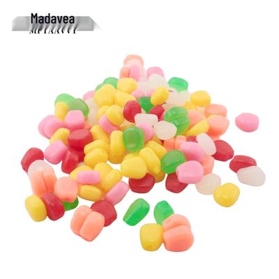 Corn-Scented Soft Simulation Fishing Lure – Sweet Fake Corn Kernels In Small & Large Sizes, Perfect for Float Fishing.