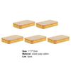 5Pcs Durable Cleaning Sponge Efficient Cotton Pulp Portable Oil-resistant Dishwashing Pad for Home