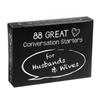 88 Great Conversation Starters Card Game for Husbands and Wives Romantic Card Game for Married Couples Christian Games 7.7*10.8cm