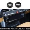 Air Conditioning Ring Decorative Cover For Tuning Hyundai Palisade LX3 2025 2026 Aluminum Red Blue Black Interior Accessories
