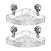 Bathroom Suction Cup Rack Punch-free Wall-mounted Shelf Corner Toilet Storage Triangle Wash Basin Bathroom Rack N9K8