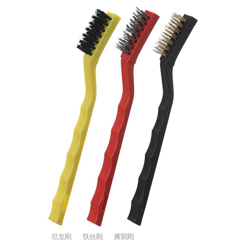 Japanese-style Gas Stove Cleaning Brush 3 Pieces of Kitchen Supplies Range Hood Filter Cleaning Tool Wire Brush