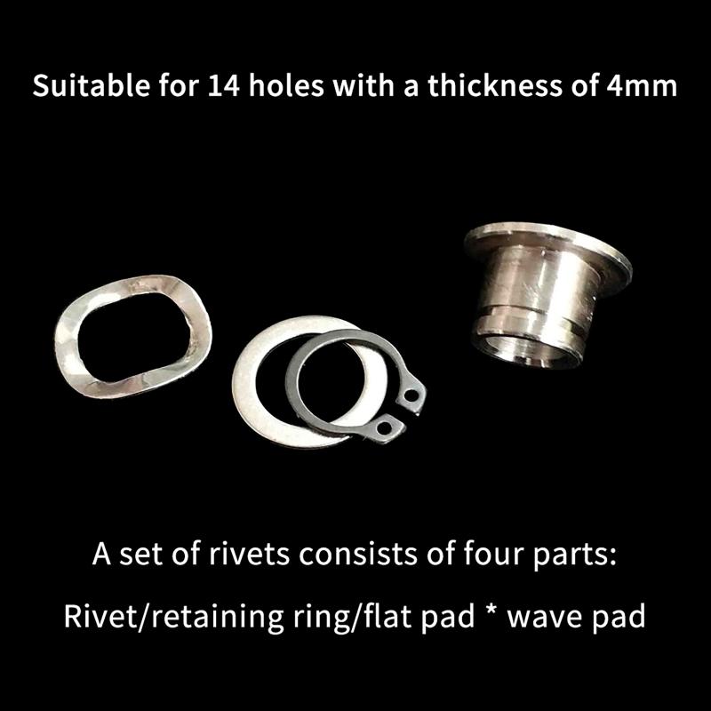 Motorcycle Floating Brake Disc Stainless Steel Live Rivets Anti Deformation Universal for Most Motorbike Modification Projects