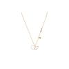Swarovski Swa Symbol Evil Eye Crystal Rose Gold Necklace Women necklace Blue 5172560