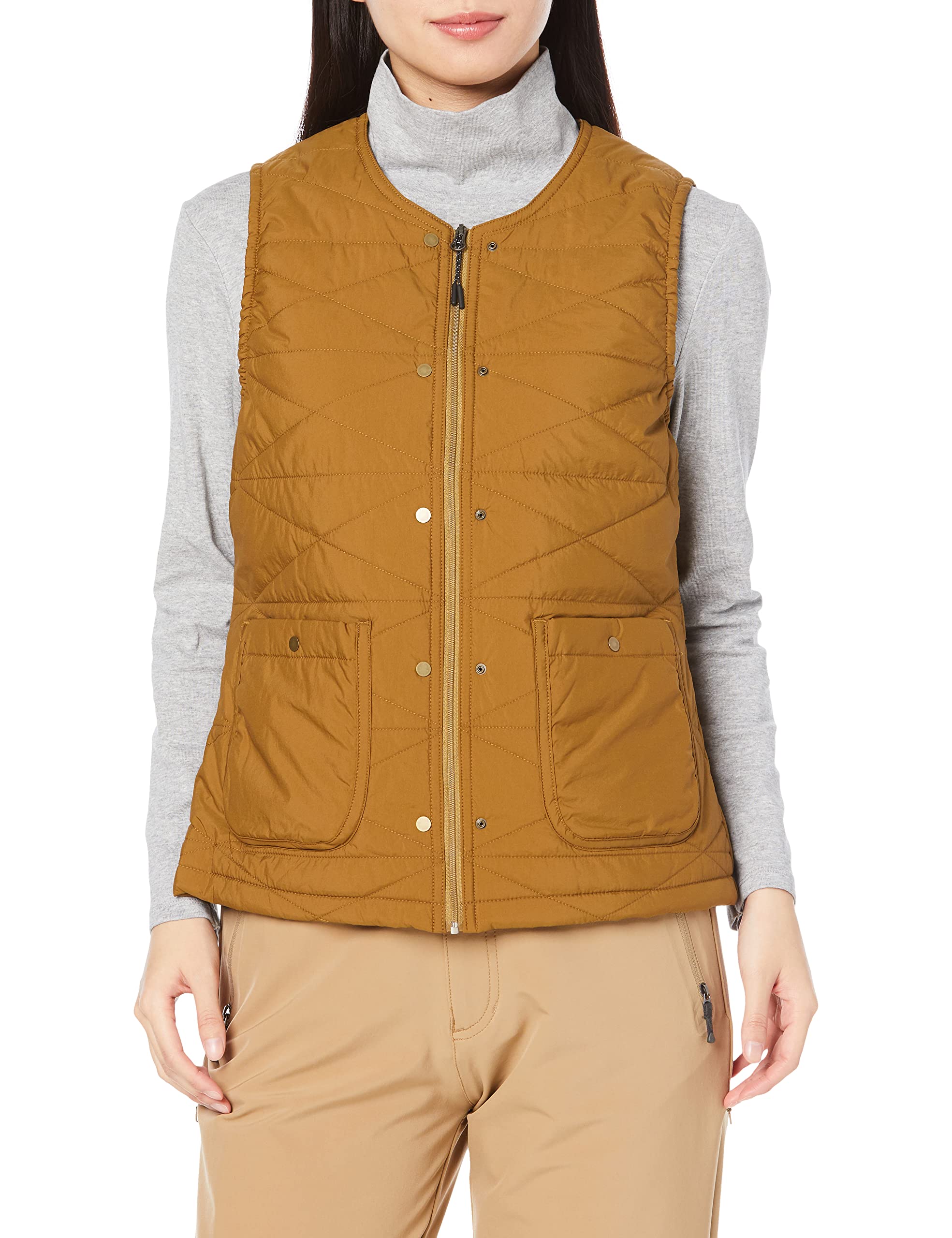 

Mizuno Breath Thermo Lightweight Inner Padded Down Cold Weather Go to by Bronze Size S Vest, Pocketable, Moisture-Wicking, Heat-Generating,