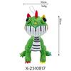 Pianosaurus Plush Nightmare Critters Green Dinosaur Stuffed Doll Anime Cute Toys Doll Collectibles Peluches Kids Gift Custom