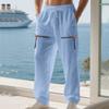 Men's Casual Cargo Pants Workout Joggers Stretch Sweatpants Casual Hiking  Pants With Multi Pockets