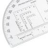 Semicircle Military Coordinate Scale and Protractor Map Coordinate Scale Protractor Romer Grid Reference Tool