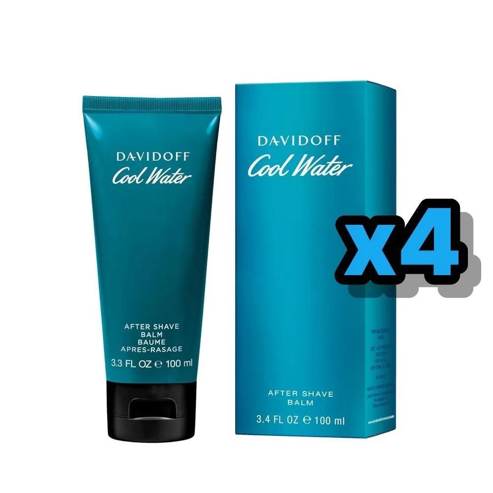 DAVIDOFF Cool Water Men After Shave Balm 100ml 4 Pieces DAVIDOFF