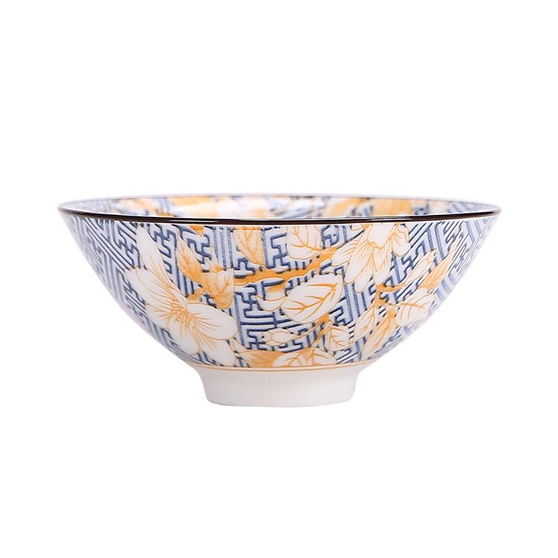 Two-Color Blue & White Porcelain Douli Teacup - Ceramic Kung Fu Master Cup, Japanese Tasting Bowl, Single Tea Cup.