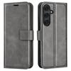 For Samsung Galaxy S25+ Stand Case Anti-Scratch Calf Texture Leather Phone Cover