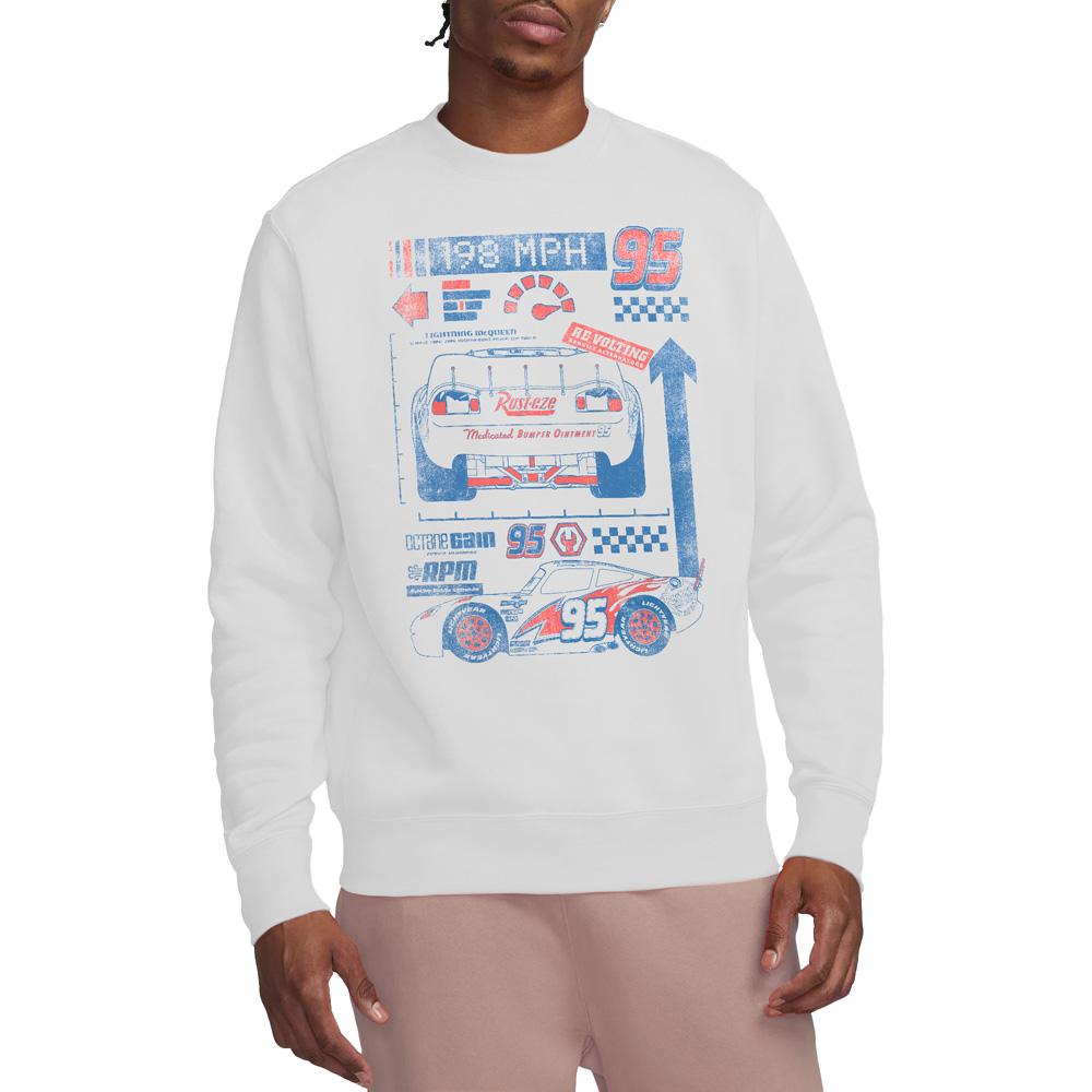 Cars Unisex Adult 198 MPH Lightning McQueen Sweatshirt