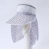 Premium summer sun hat, large brim, UV protection, face cover, shawl, neck protection, sun protection hat, sunshade tea picking women's hat