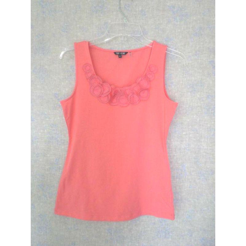 

Summer Clothing European and American plus Size Women s Clothes Cotton Elastic Spike Flower Knitted Vest Base Clothing All-Matching Comfortable Red S