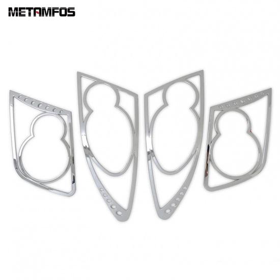 Rear Light Lamp Cover Trim For Mazda 6 M6 Atenza 2003-2007 2008 Chrome Taillamp Taillight Frame Protector Exterior Accessories