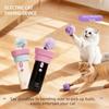 Einziehbare Schnur Interaktiver Katzenangel Ein-Klick-Start Reizstock Katzensport