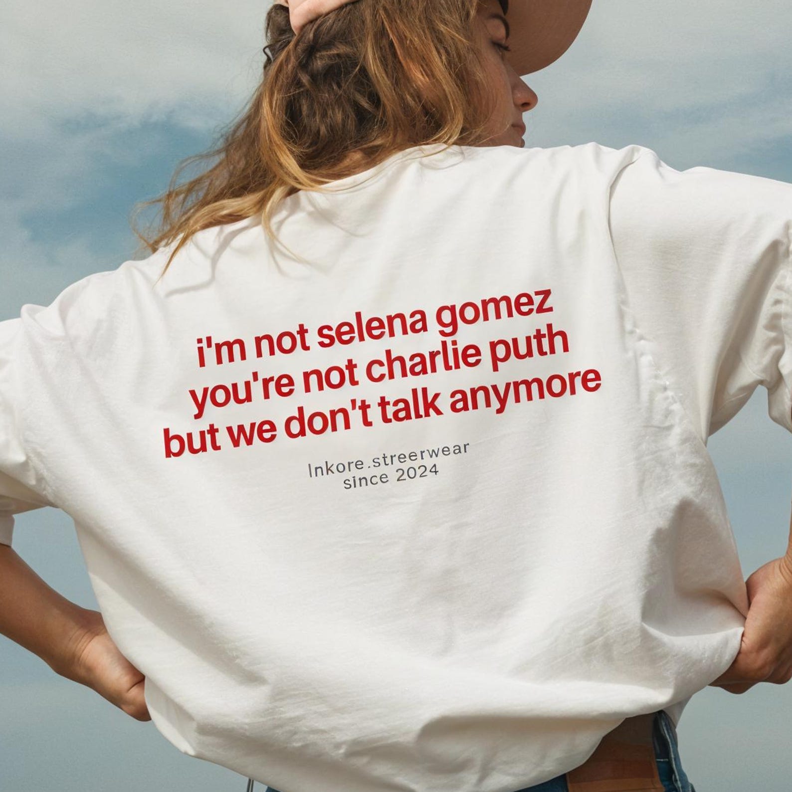 Im Not Selena Shirt Funny Sarcastic Meme Tee Graphic Tee M