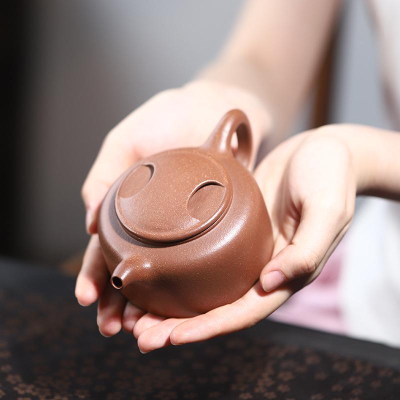 180ml Creativity Yixing Purple Clay Teapot Handmade Tea Pot Kettle Beauty Tea Infuser Chinese Raw Ore Zisha Tea Set Teaware