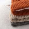 Winter Warm Soft Casual Ski Hats Thick Fleece Hedging Cap Slouchy Bonnet Wool Knitted Beanies
