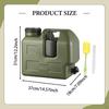 Camping Water Jug Leakproof Bucket With Spigot Hand Soap Dispenser Portable Container Large