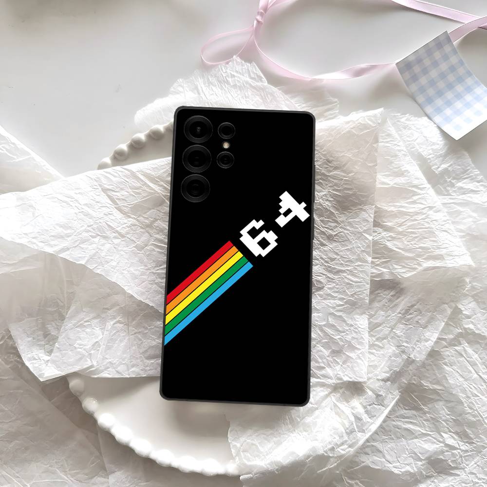 

C-Commodore 64 Phone Case Silicone PC+TPU For Samsung S10 20 30 22 23 24 Plus Lite Ultra Cover Samsung S21