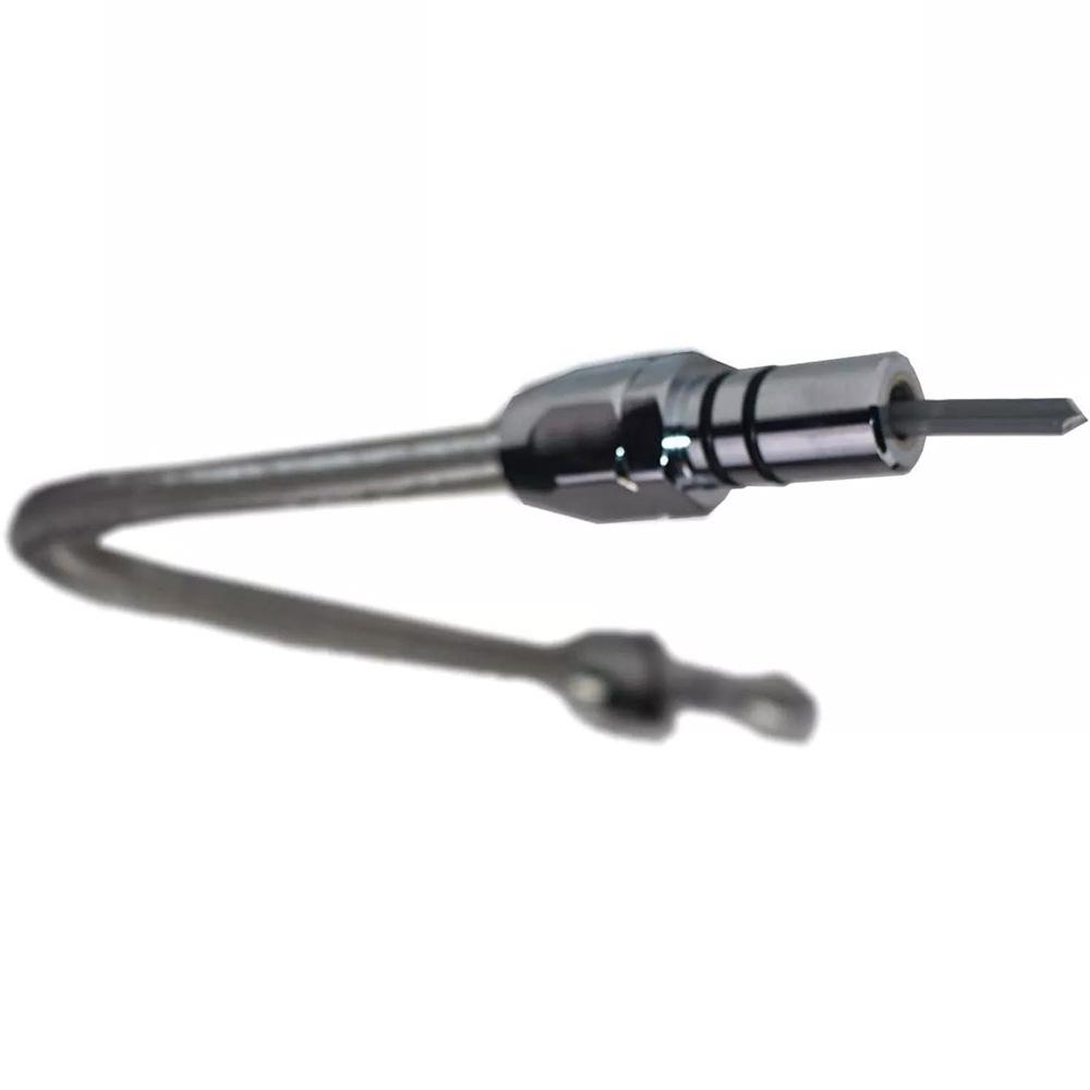 Automotive 530mm Transmission Dipstick for Chevrolet, Universal Oil Level Gauge, Silver