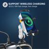 Motorcycles Wireless Phone Mount 15W Fast Charging Bracket Phone Holder for Motorbike Scooter