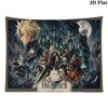 ffvii Game Wall Tapestry Aesthetic Wall Hanging Printed Fabric Blanket Decorative Tapestries for Bedroom Living Room Home Decor