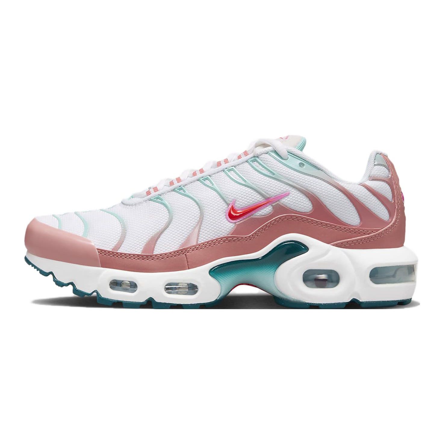 Детские кроссовки Nike Air Max Plus GS Red Stardust Jade Ice Pink White Siren-Red CD0609-110 37.5