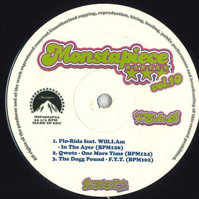 12inch Record VARIOUS - Monstapiece Vol.13 HUIP0803F04 MONSTAPIEC Rap & Hip-Hop/R&B Used