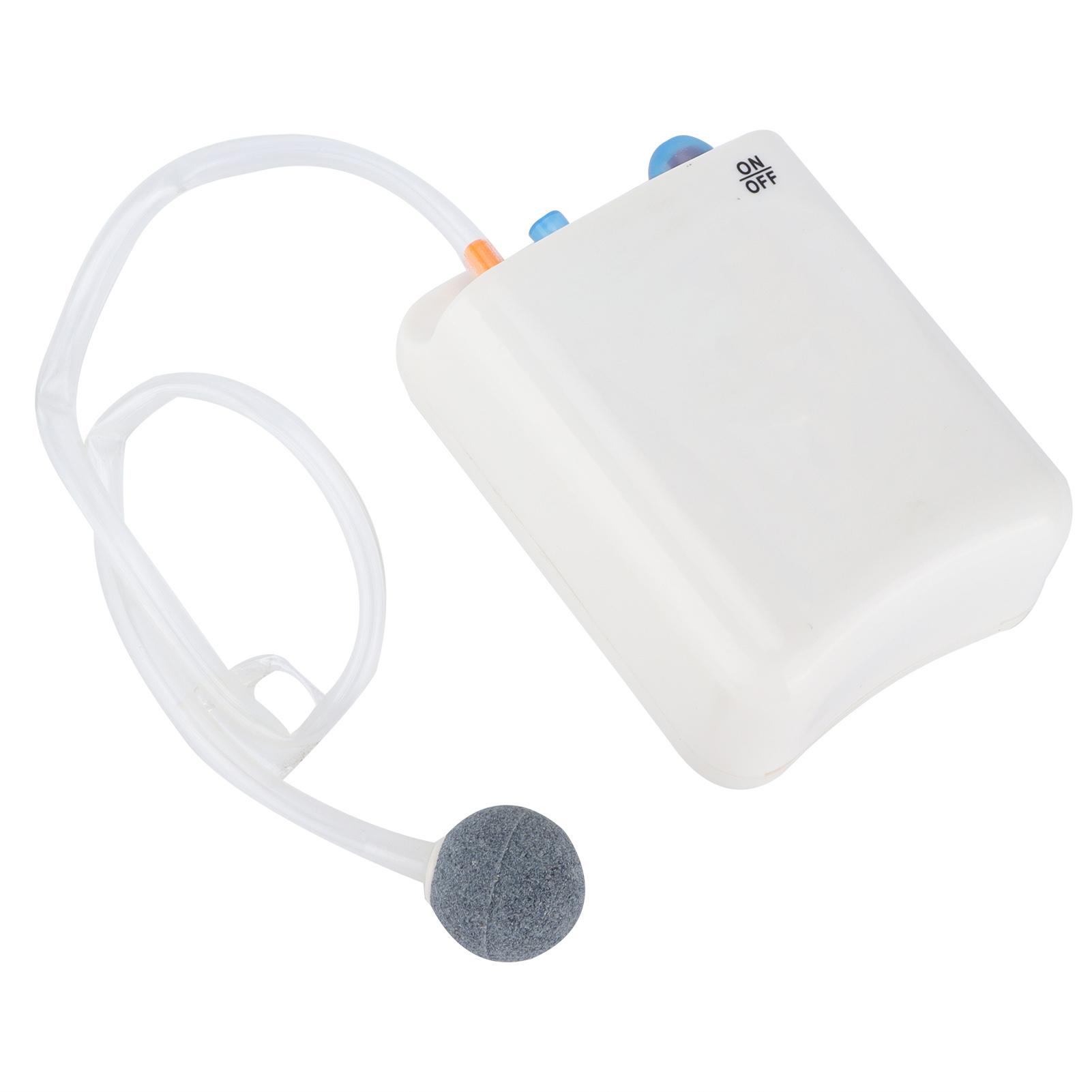 

DC‑125 Кислородный насос Портативный насос для аэрации на батарейках Диффузор кислорода для аквариума