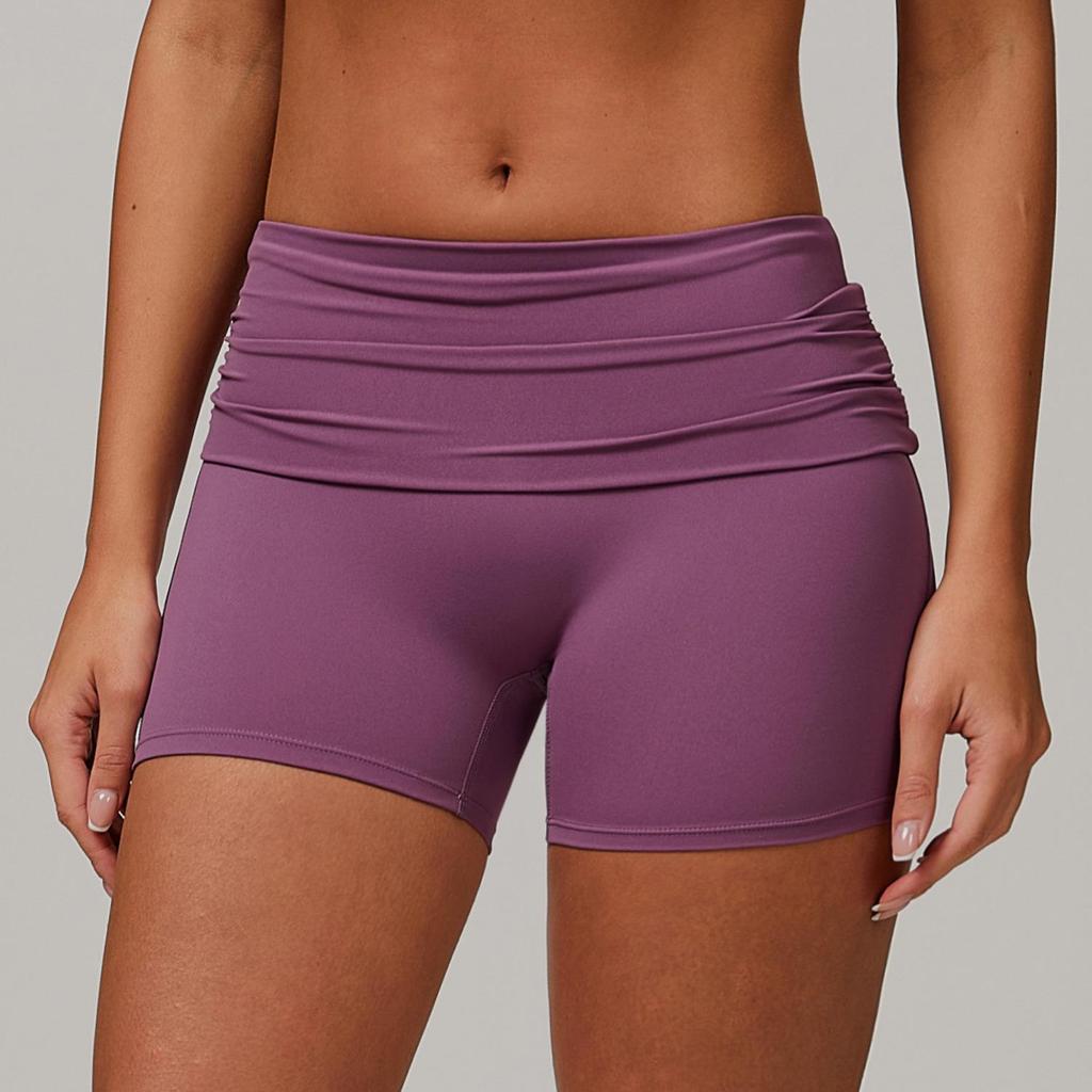 Cloud-Feel High-Waisted Yoga Shorts - Tummy Control & Hip Lift