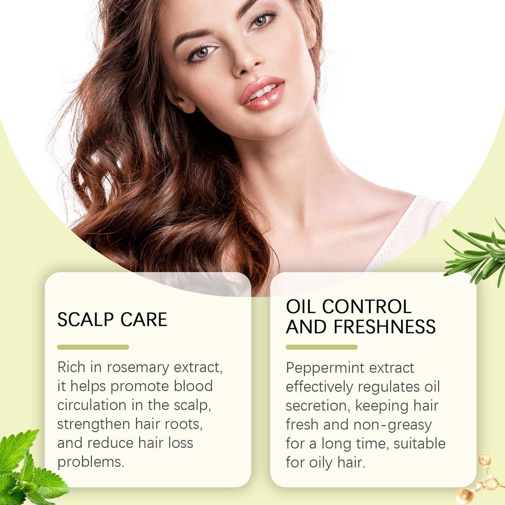 Hoegoa Rosemary Hair Care Spray 100ml Nourishes Hair / Smooths and Conditions / Repairs Damaged Hair / Regulates Scalp Oil Secretion/Oil control