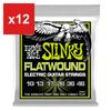 Flatwound Electric Guitar Strings Ernie Ball 2591 (10-46) Regular Slinky