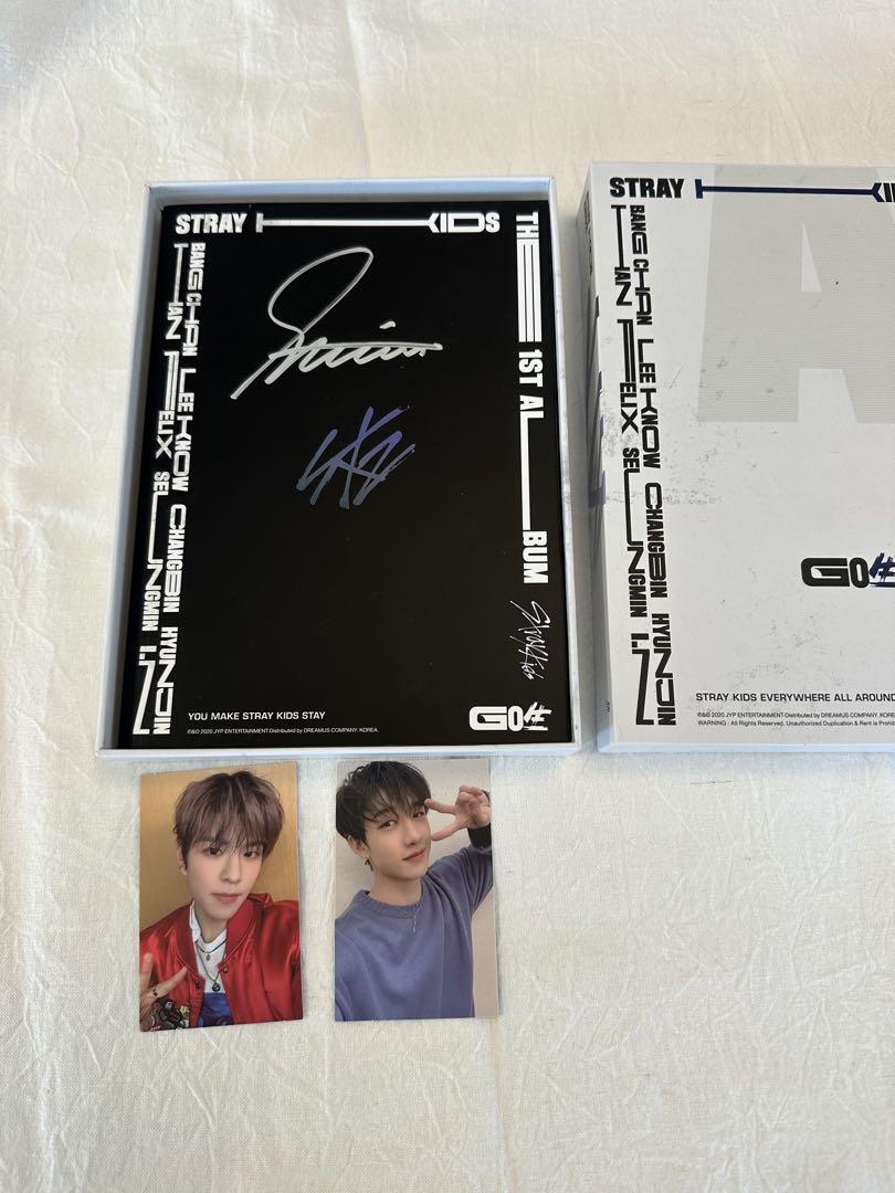 

[USED] Stray Kids Album GO Live Seungmin Autographed with Trading Card