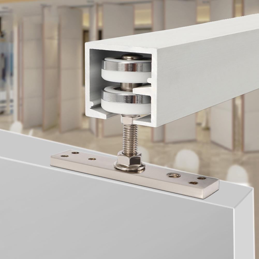 Setup Seamless Sliding Rotary Pulley Technology For Maximum 60kg Load Capacity Folding Door Pulley Sliding Track