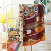 100% Cotton Gauze Large Bath Towel For El Home Bohemian Style Floral Print Throw Blanket Lightweight Sofa Cover Shawl Blanket