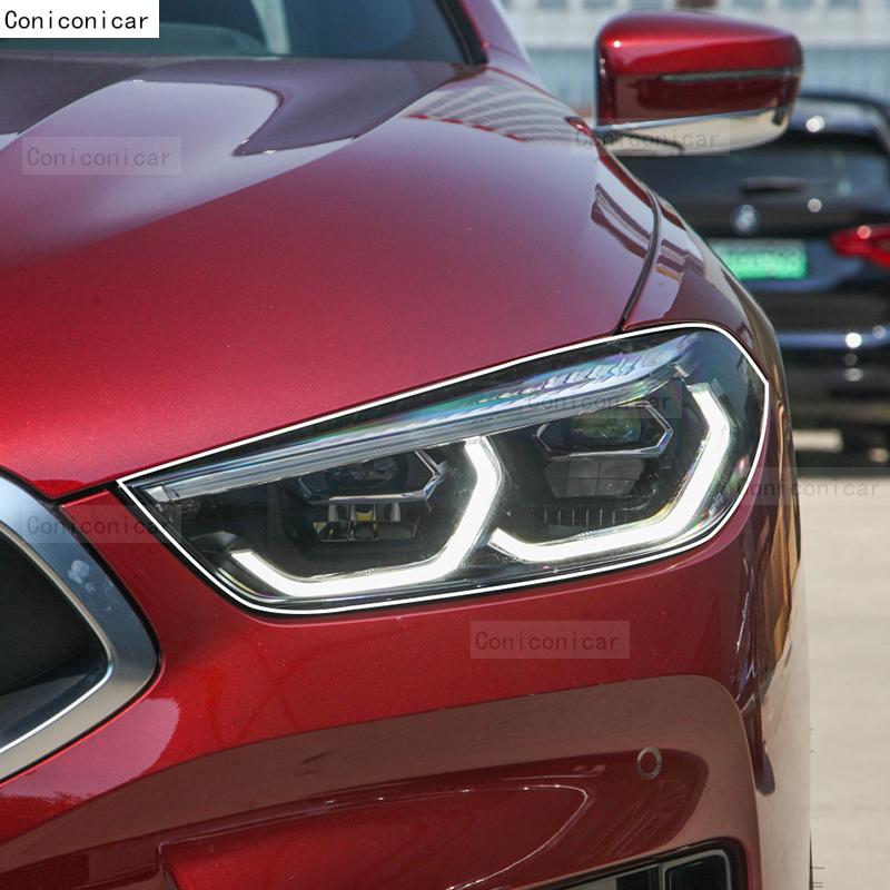 For BMW 8 Series G14 G15 G16 2018- Car Exterior Headlight Anti-scratch Front Lamp Transparent Protective Film Accessories
