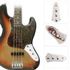 E-Gitarren Kontrollplatte Schalter Verkabelt Zinklegierung mit gerändeltem Knopf für Jazz Bass