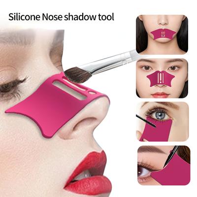 Silicone Nariz Sombra Maquiagem Pintura Destaque Assistente Delineador Cílios Lábio Assistente Iniciante Ferramenta de Maquiagem