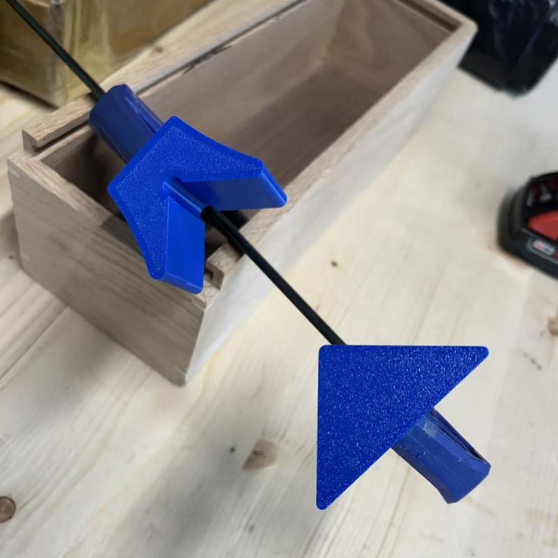 Quick Clamp Angle Adapter Engineered To Work With 2026 Series Quick Clamps, Providing Angled Grip For Woodworking And Projects