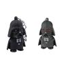 Porte-clés mignon de dessin animé Guerrier Noir Lumière LED Son Enfant Lampe de poche Pendentif de sac Accessoire