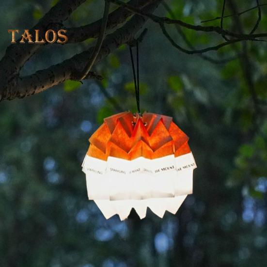 Klosz lampy z szyszki z regulowanym sznurkiem składany wodoodporny klosz do lampy kempingowej na zewnątrz zatrzaskowy wiszący pokrowiec na latarnię dekoracyjna